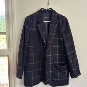 Madewell Larsen Blazer in Windowpane
